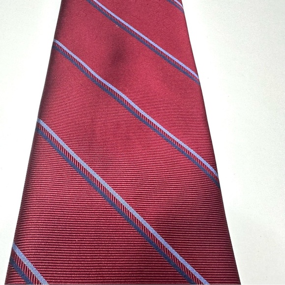 Mens Tie Brooks Brothers Stain Resistant Silk Necktie Woven Italy Made USA - Picture 2 of 8